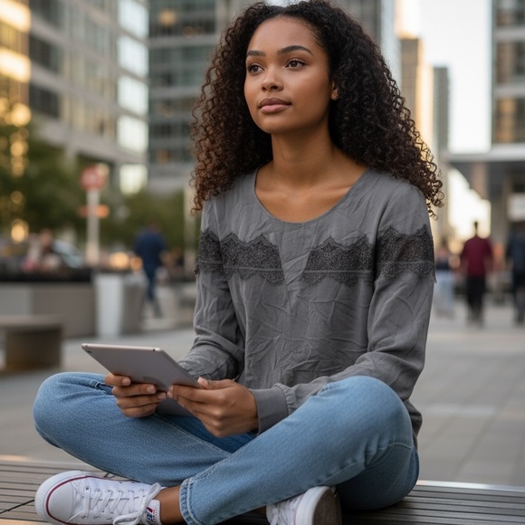 Gold Hawk silk blouse - Picture 2 of 7